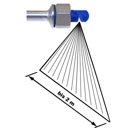 Úðastútur fyrir illgresiseyði 1,6mm blár - Image 2