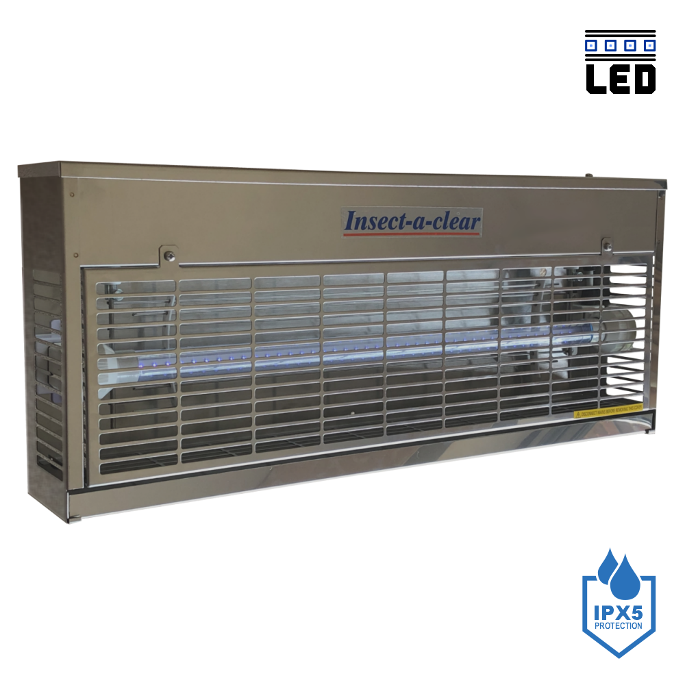 T96-IPX5 LED ryðfrír | 130 m²