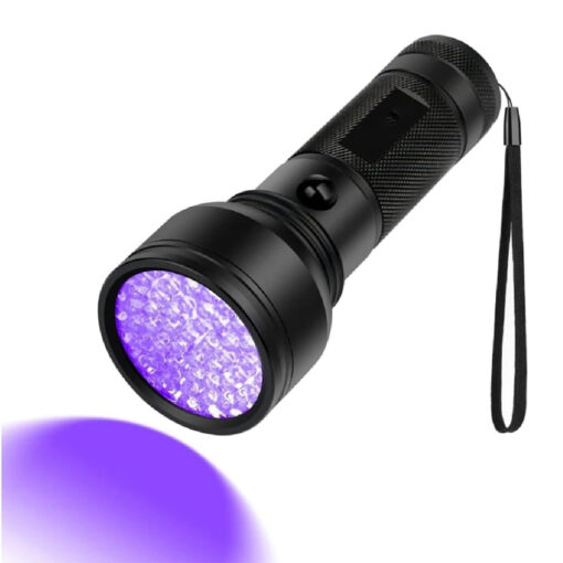 Útfjólublátt vasaljós x51 LED