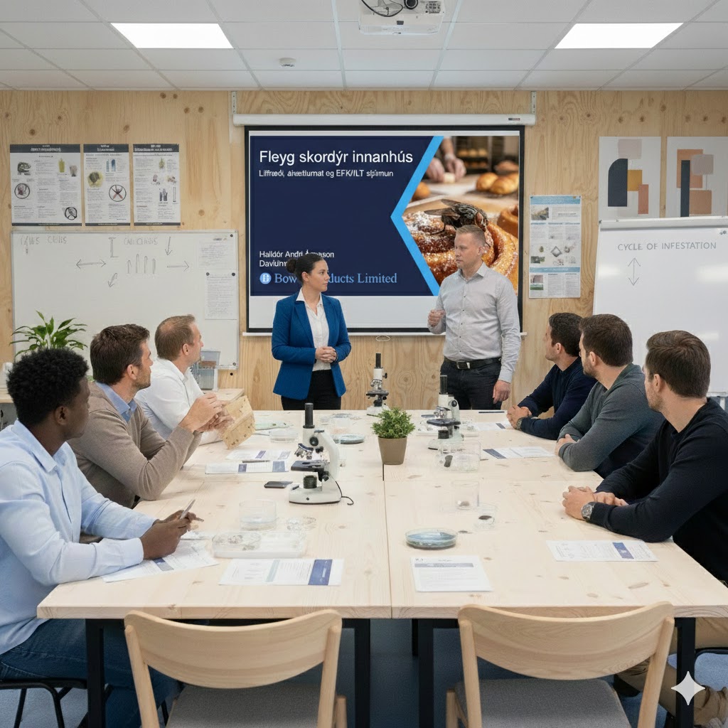 Fleyg skordýr innanhús - Líffræði, áhættumat og EFK/ILT stjórnun